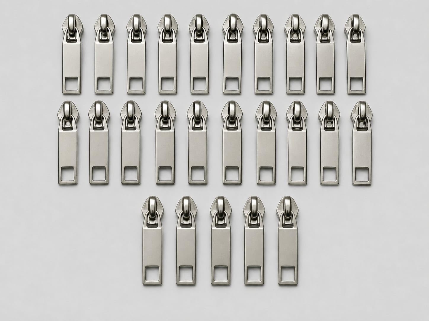 8NO Premium Zipper Slider Replacement Zip Heads for Bags Pack of 25 | Durable Construction, Size No. 8, Silver Finish, Sewing Accessory, Bulk Pack-image-34