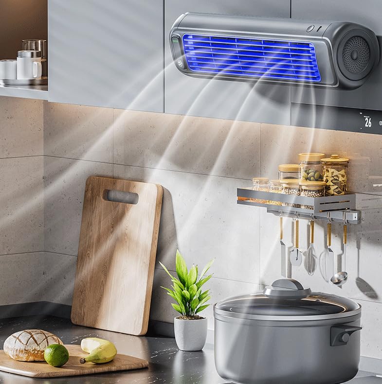 SWZEC coolizi cooling ace - tragbarer ventilator (30X8X8CM,Grau)