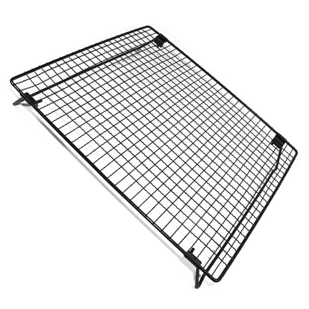 XMING Paquete de cinco estantes plegables for enfriar pasteles, estantes antiadherentes for pasteles, estantes for galletas, redes de secado invertidas for pan, redes for parrilla, herramientas for ho