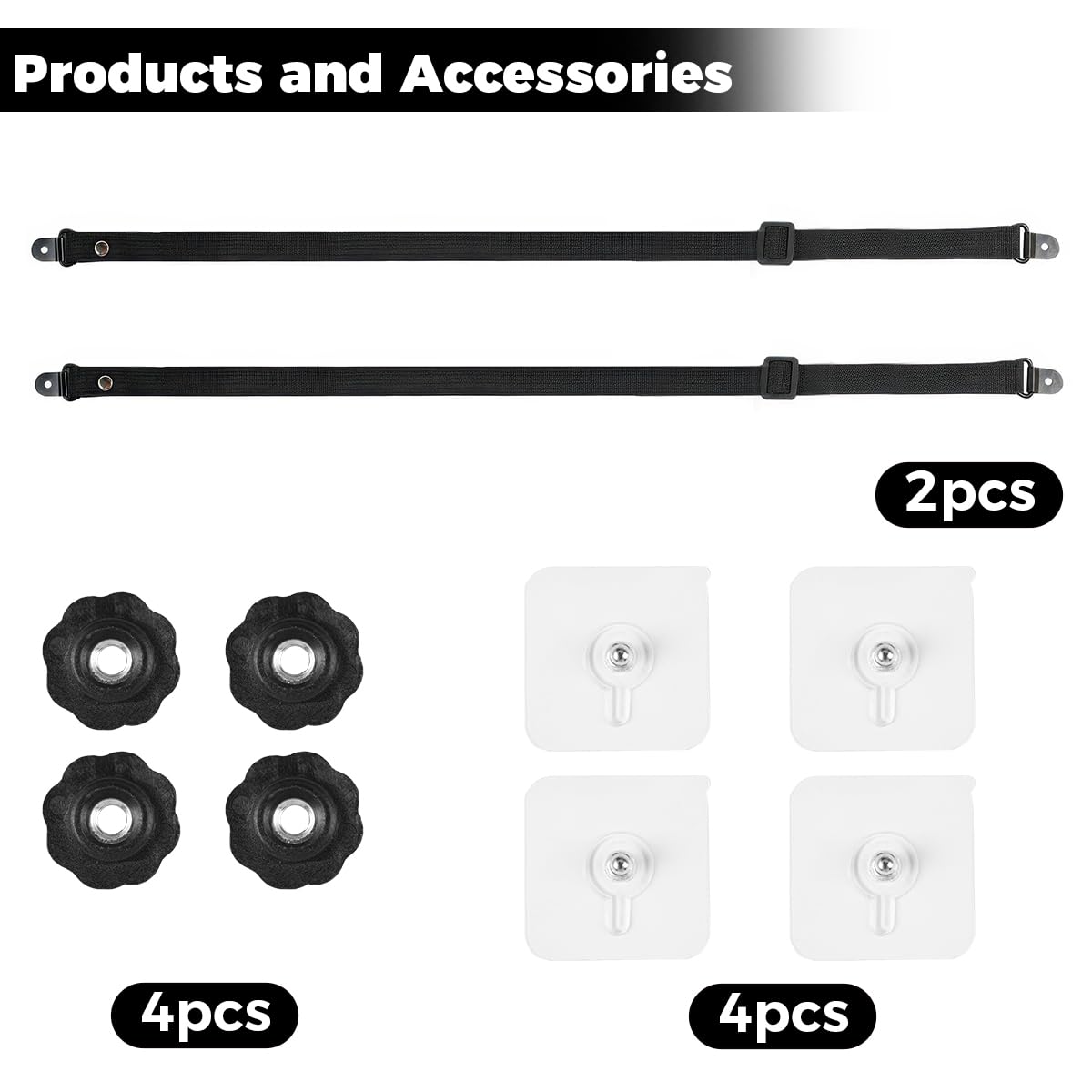 Lot de 2 protections anti-basculement pour TV - Réglable - Sécurité anti-basculement
