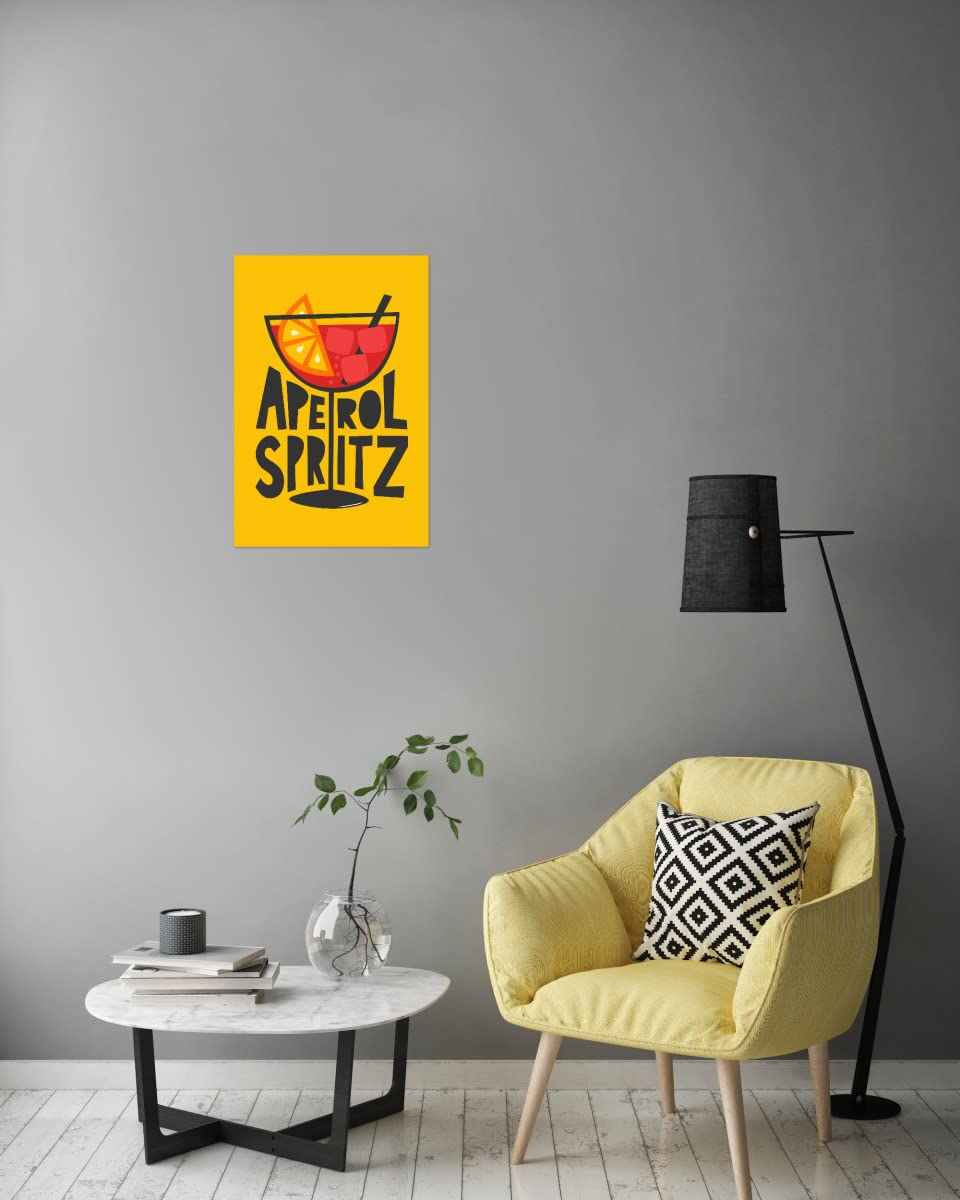 artboxONE Poster 150x100 cm Typografie APEROL Spritz (Cocktail) - Bild Cocktail aperol Cocktail