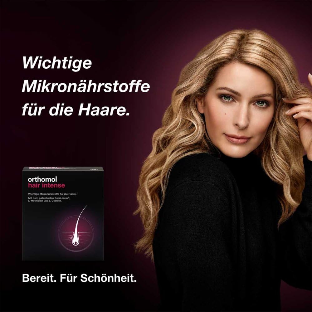 Orthomol Hair Intense 180 kapsułek wraz z kremem do rąk firmy vitenda - Siła wewnętrzna dla pięknych włosów