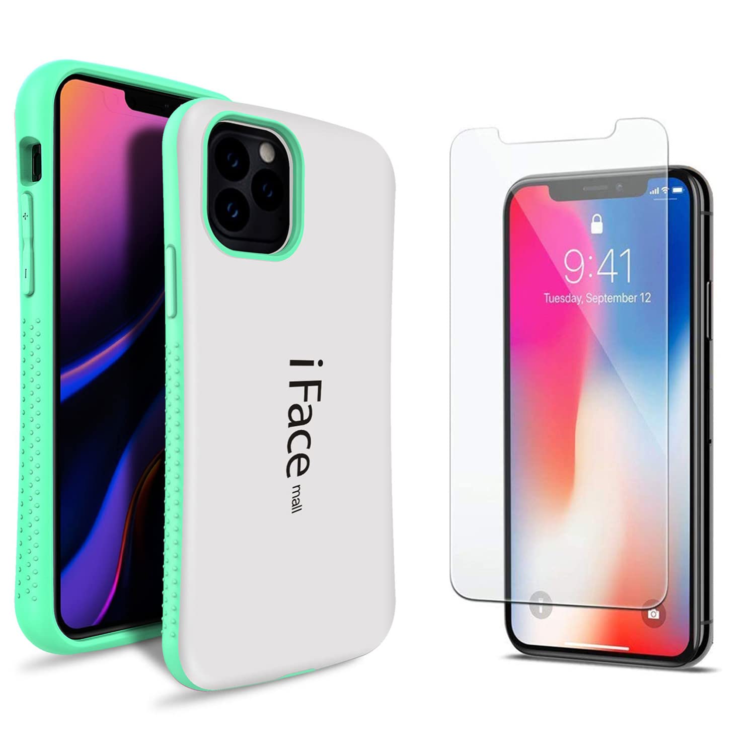 Amazon | ホワイト版 iFace mall iPhone 11 互換品 ケース & 2.5D強化