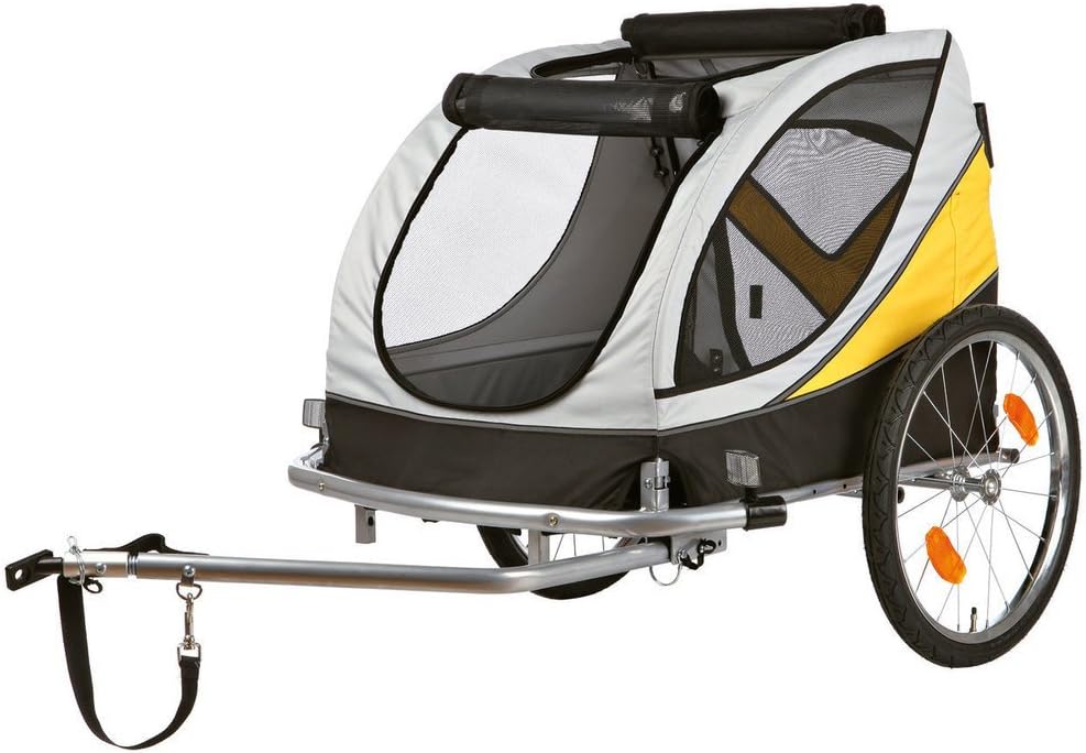 TRIXIE Jogger Conversion Kit for Dog Trailer 12804 – Front Wheel with 360° Joint – Converts Bike Trailer into Dog Buggy – Swivel, Lockable, Removable – Accessory for Pet Bicycle Trailer