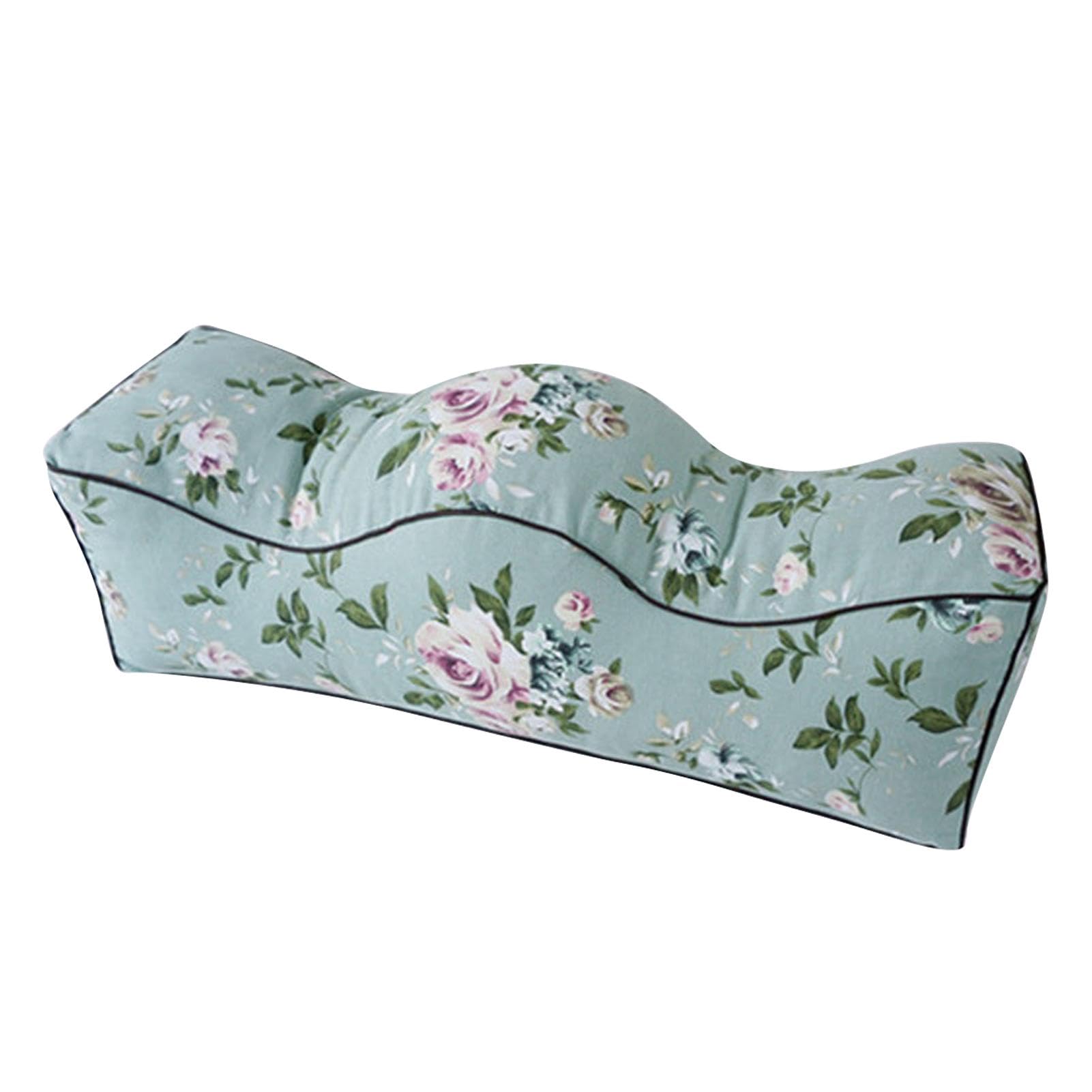 Cojín elevador de piernas para apoyo de circulación, cómoda almohada para elevación y reposapiés, almohada compacta de poliéster para uso doméstico