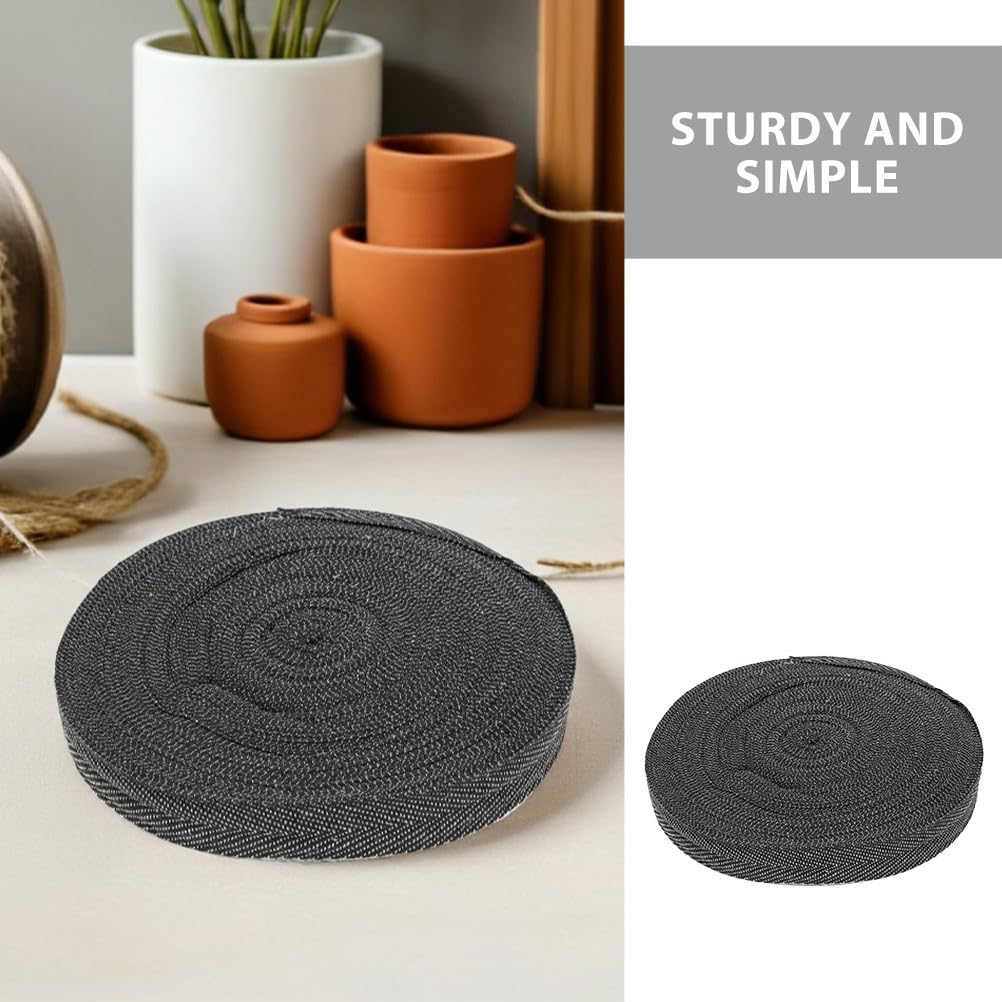 NUOBESTY Rug Edge Binding: Cotton Webbing Tape for Tufted Rugs - Wide Upholstery Binding Strip - Carpet Making Supplies for Handmade Projects
