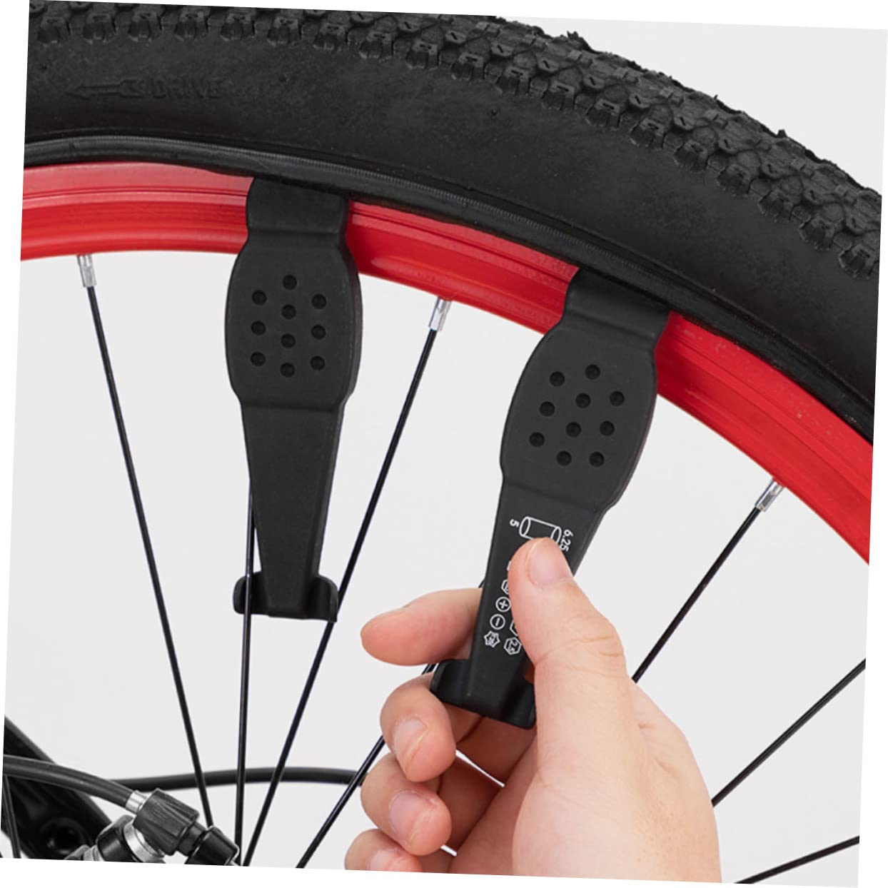 HANABASS 3ensembles Kit De Réparation De Pneus De Vélo Portable Outils Multifonctionnels De Maintenance De Vélo Pratique pour Réparer Pneus De VTT