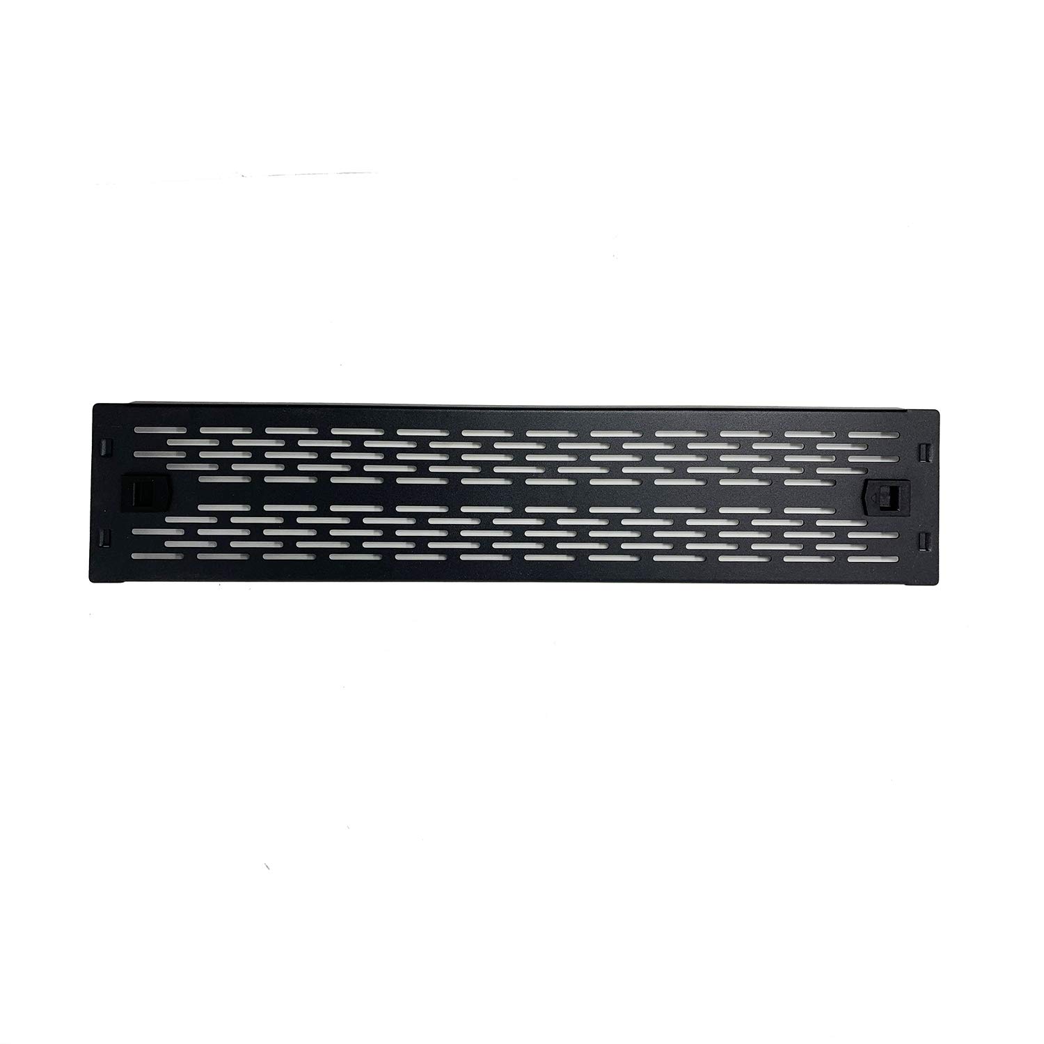 Infitronic - INSIRBL112STL 19 inch ventilation panel rack panel blind plate U-rack cover blind cover 2 U steel (tool- installation)