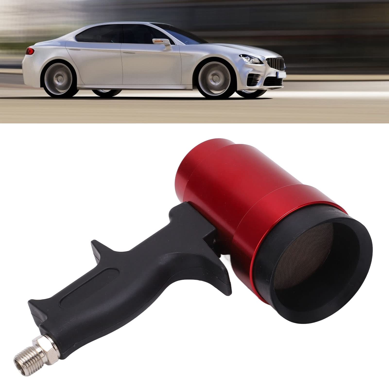 Pistola di Calore Pneumatica Ad Alta Efficienza, Asciugatura Rapida Piccole Superfici, con Filtro, Lega di Alluminio, Impugnatura ABS, per Automobile