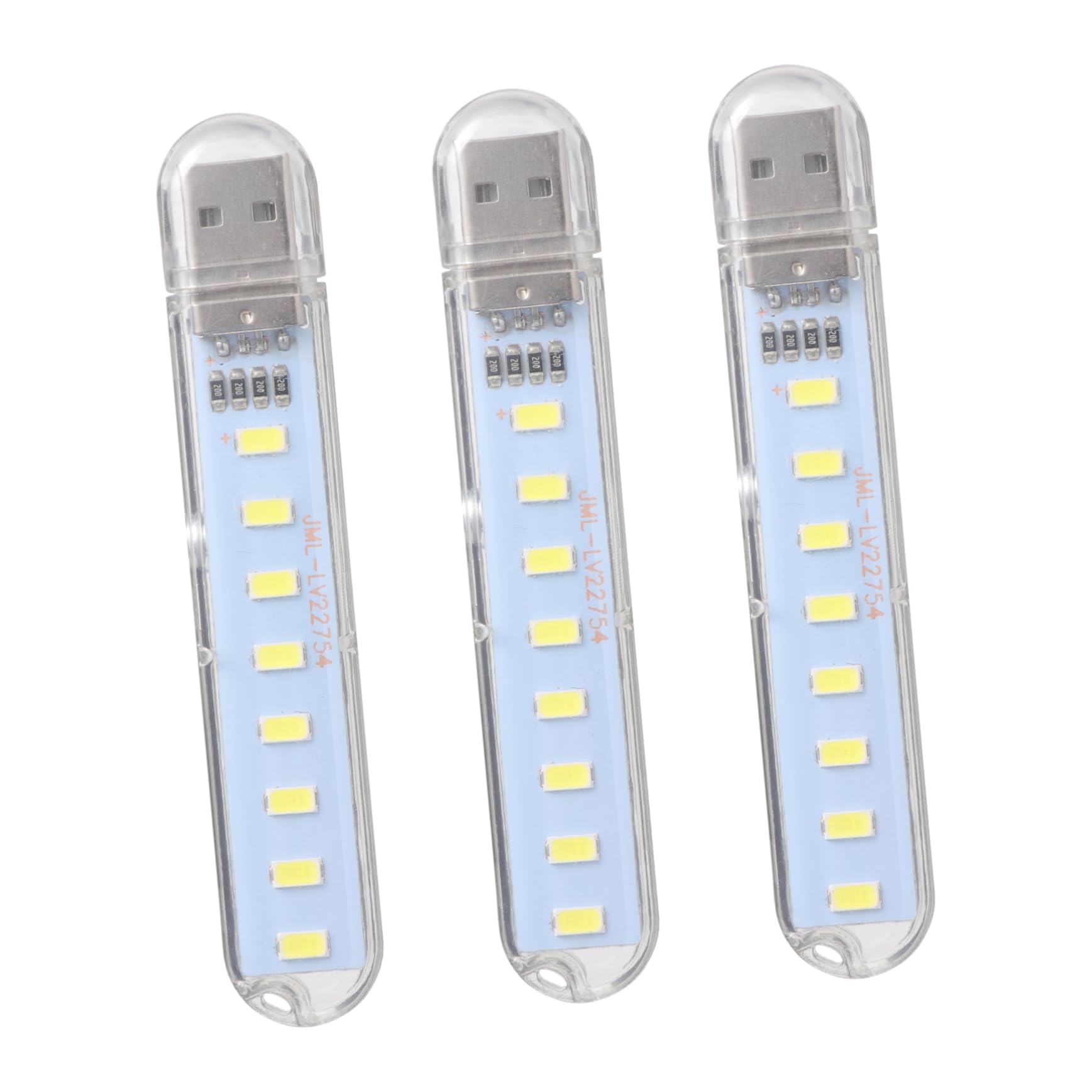 GLSTOY 3 Pack USB Led Night Light Laptop Lamp Desk Lamp Portable Led Lights Easy to Carry