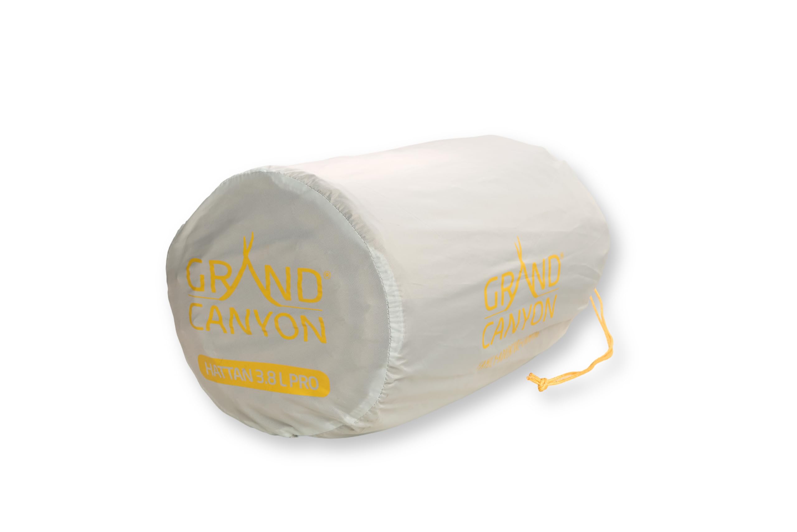GRAND CANYON Hattan 3.8 L PRO/Lange selbstaufblasbare Isomatte 198 × 63 × 3,8 cm/Leicht & kompakt/R-Wert 2.6 / Für große Personen beim Camping & Trekking+AQ13