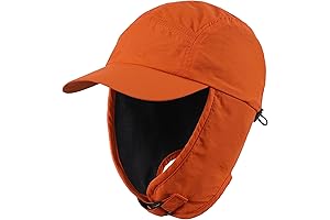 Fleece-Lined Winter Hat with Earflaps for Boys and Girls