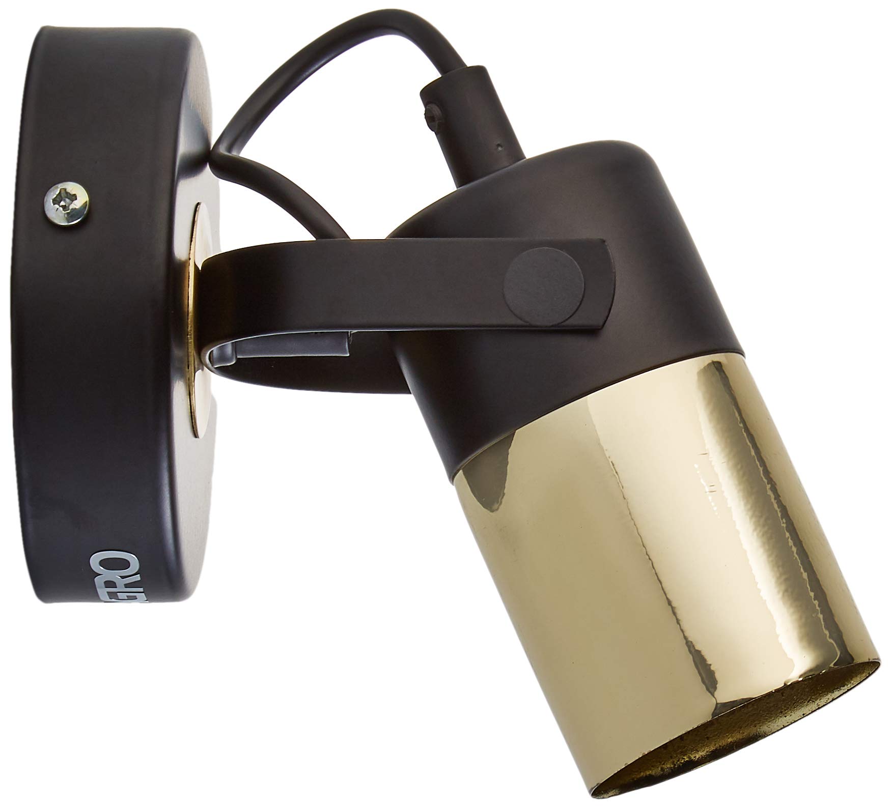Homemania Spotlight, Metal, Black, Gold
