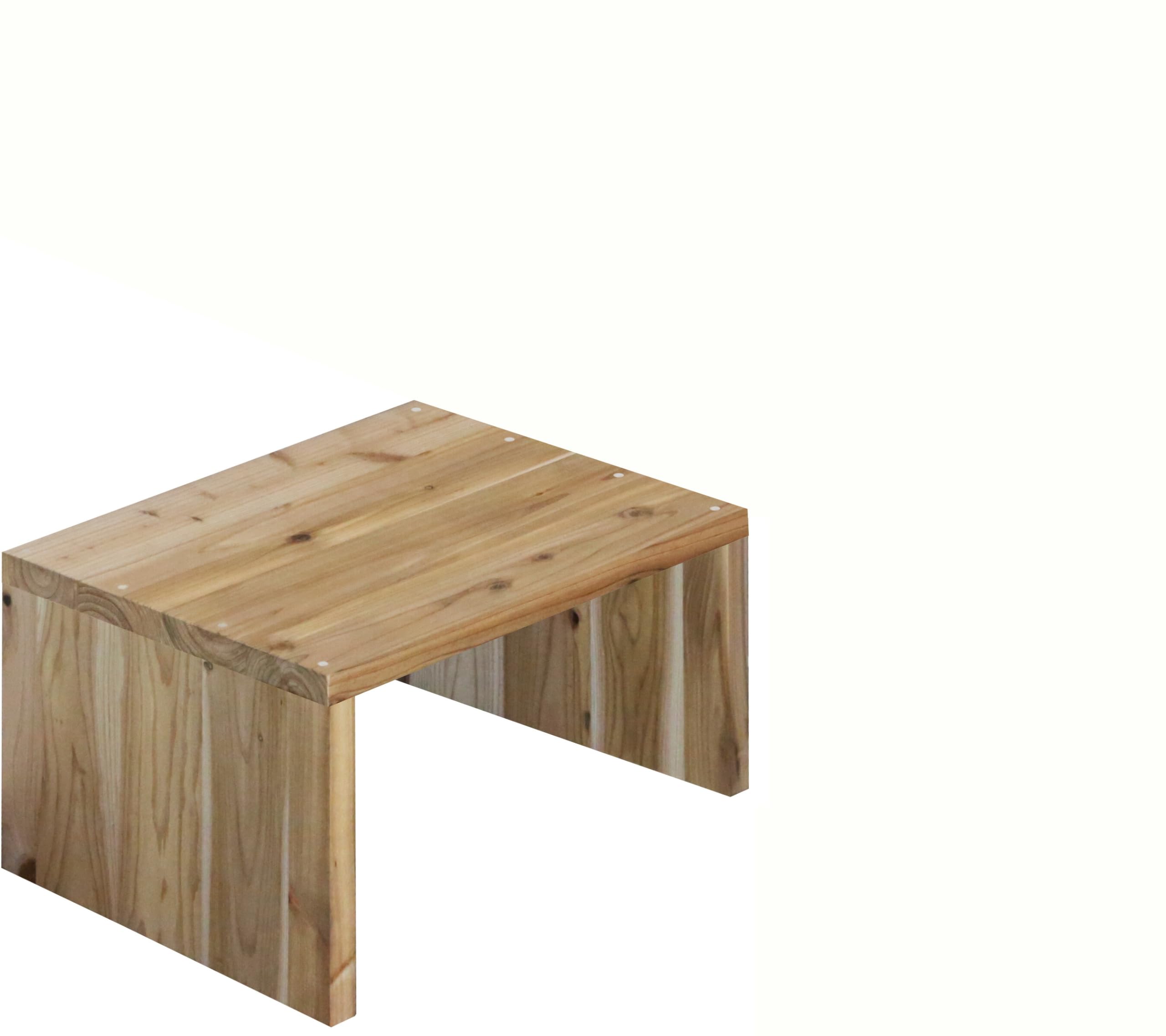 Amazon｜WOODPRO コの字 シェルフ 幅50cm 高さ30cm 奥行40cm 無塗装