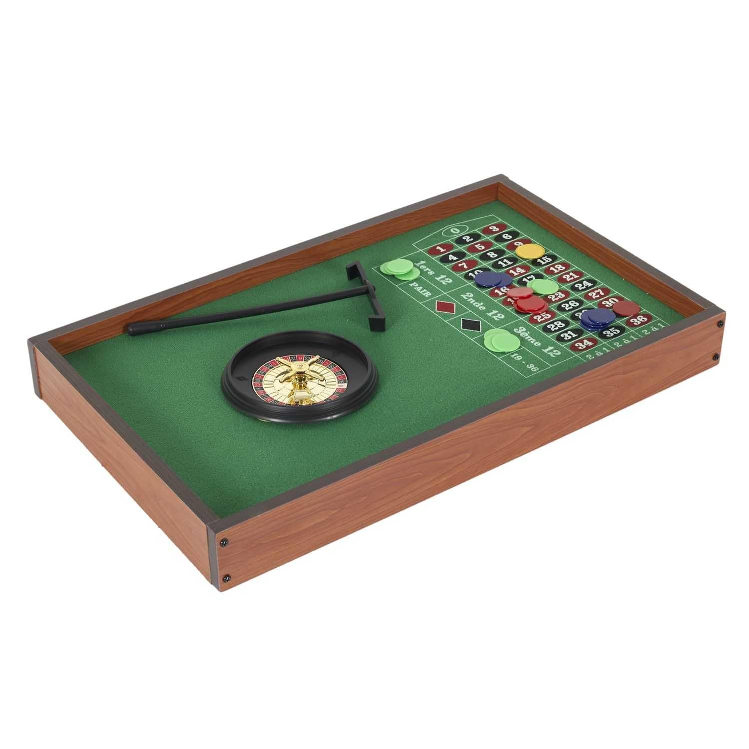 Meister Gadget, MG3490, Bring das Kasino nach Hause mit diesem Spiel des Kasinos 2 in 1 ! Bluffen, Strategie und viel Lachen garantiert mit diesem Spiel von Black Jack und Roulette.