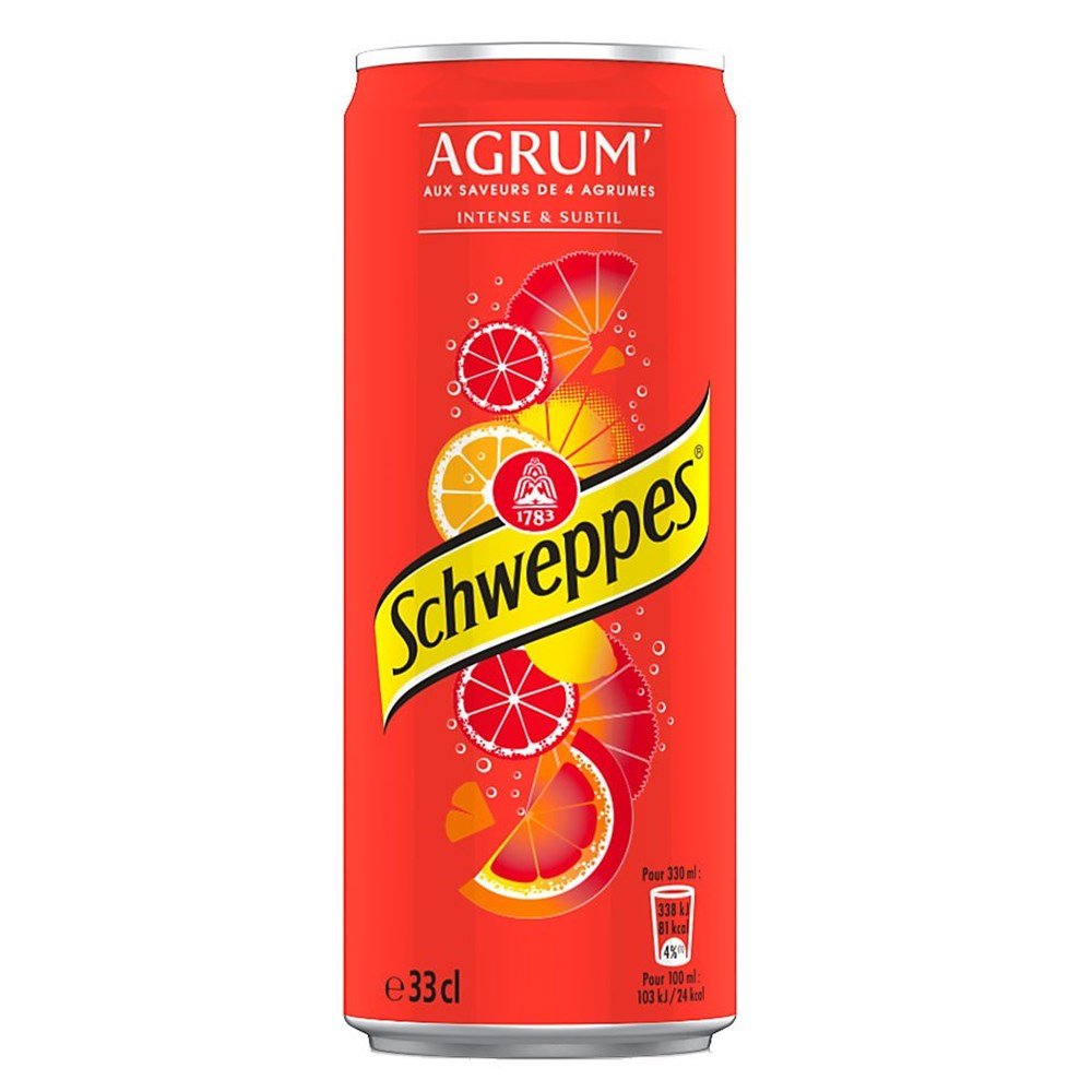 Schweppes Agrum' - 24 x 0,33 Litro
