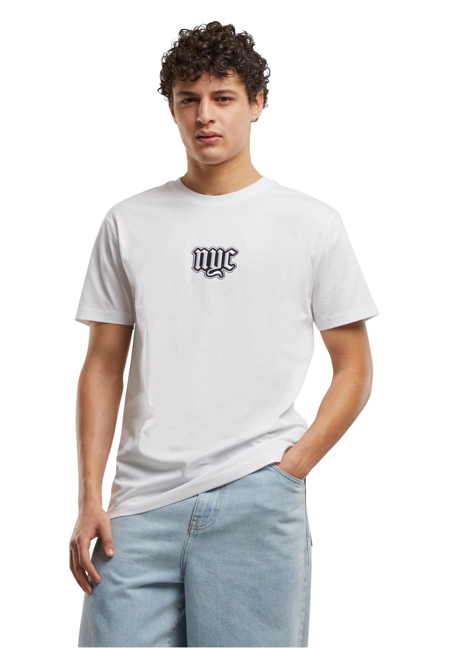 Mister Tee NYC Old English Wording Patch Tee