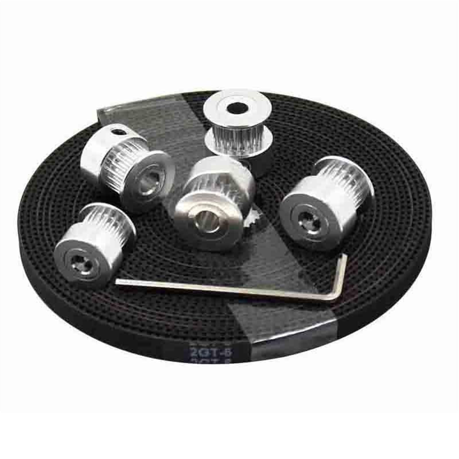 Gt2 Gürtel 20 Zähne Riemenscheibe Gt2-6mm Offener Zahnriemen Breite 6mm Gt2 Gürtel Für 3D-Drucker Pu-Stahlkerngürtel Antriebsriemen Ersatz