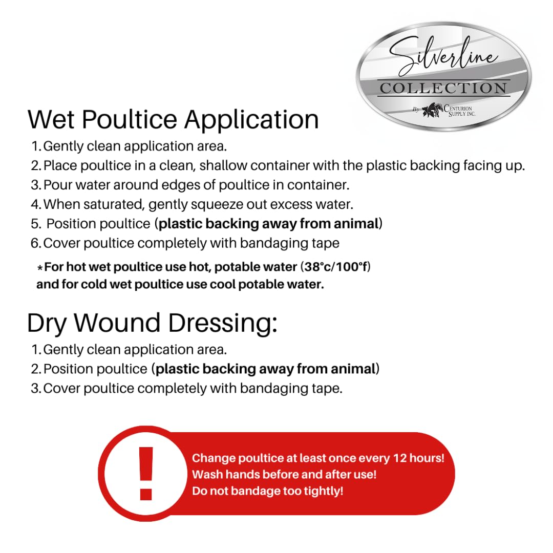 Pansements Vétérinaires Pour Sabot Et Plaie 40 Cm X 20 Cm