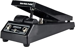 Wah Pedal Guitar, Classic Wah Pedal Wah Guitar Pedal Pedal, Wah Pedal, DF2210 Wah Pedal Wah Effect Pedal Stereo for Band DJ Guitar Players Guitar