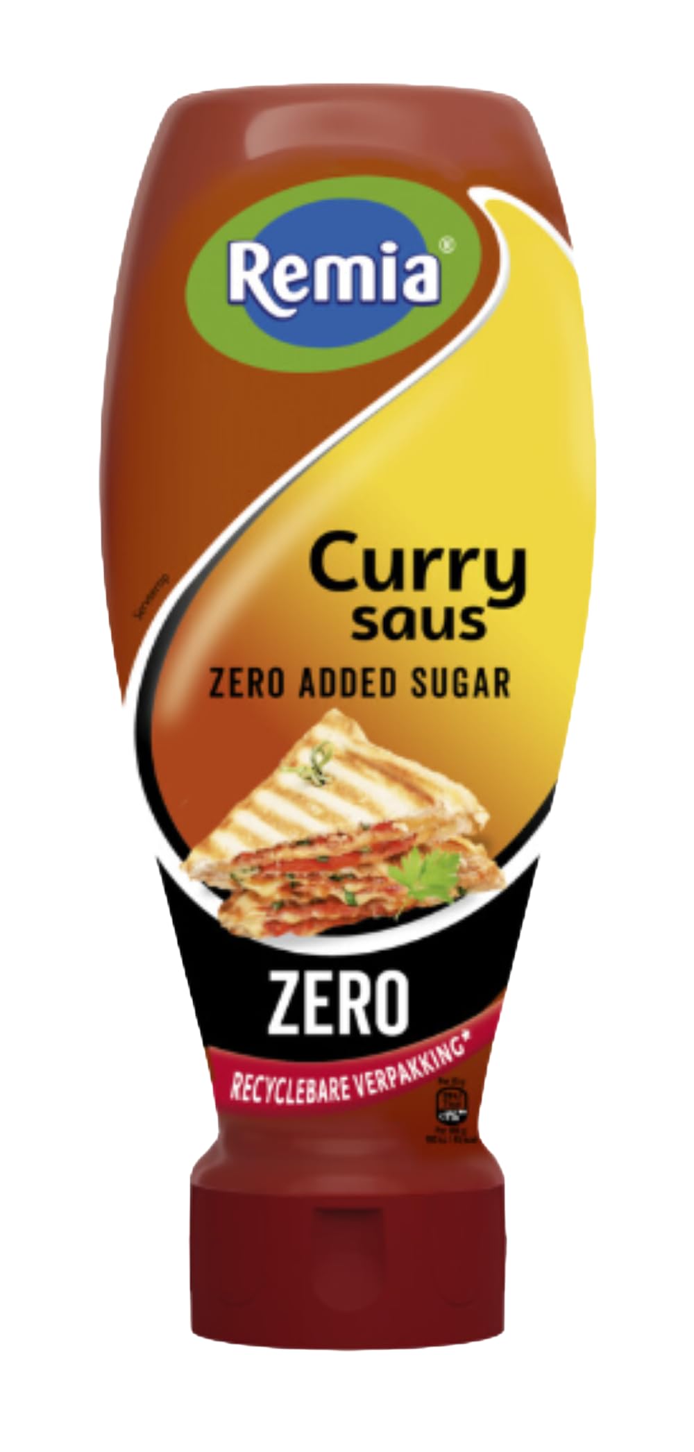 6 X CURRY SAUS ZERO - CURRY SAUCE 0% ZUCKERZUSATZ -6 X 500 ML - BY REMIA