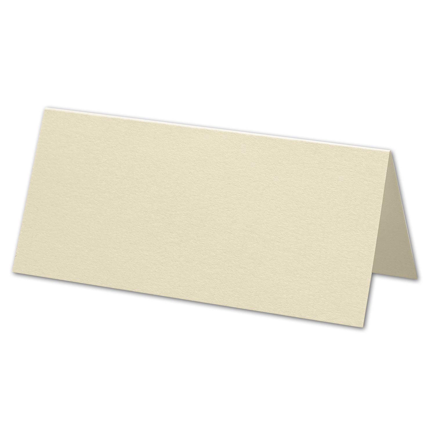 ARTOZ 300 x Place Cards, Lime (Green), 45 x 100 mm Blank Place Cards, Folding Cards for Festive Table, Table Decoration