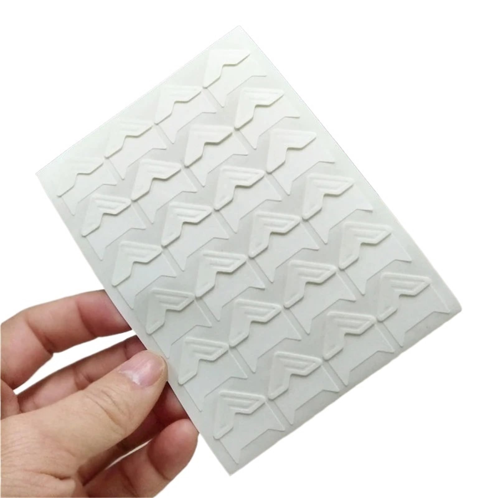 Gwyzax Self Adhesive Photo Corners 25sheets Self-adhesive Photo Frame Corner Sticker Craft Scrapbook Album 120Pcs/sheet(White)