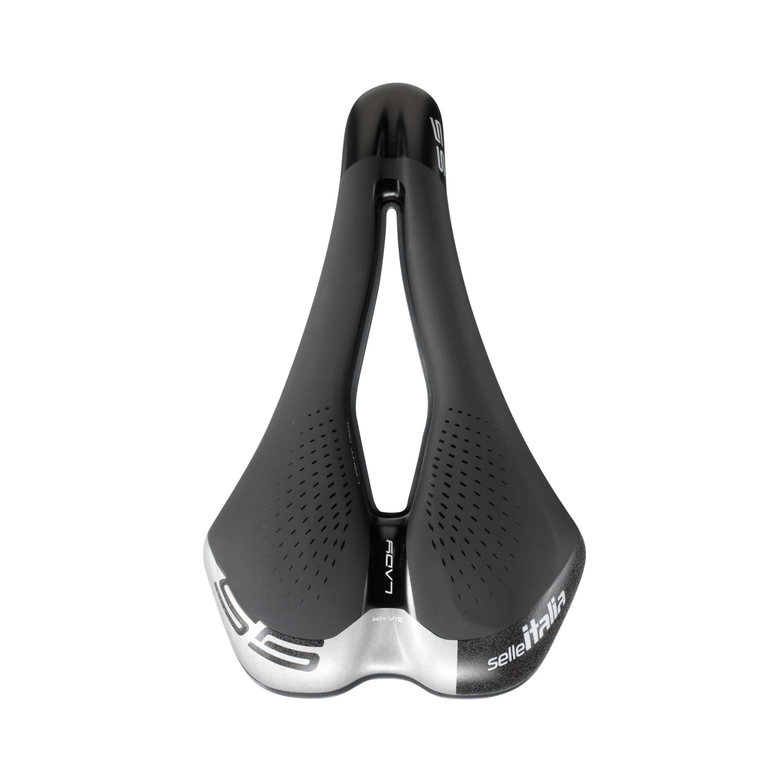 Selle Italia - Selle Vélo de Ville S 5 Lady Superflow Femme, Cadre FeC Alloy Ø7, Selle Soft-Tek, Ultra Confort Gel, Résistant, Nastro riflettente Alta visibilità, Ergonomique