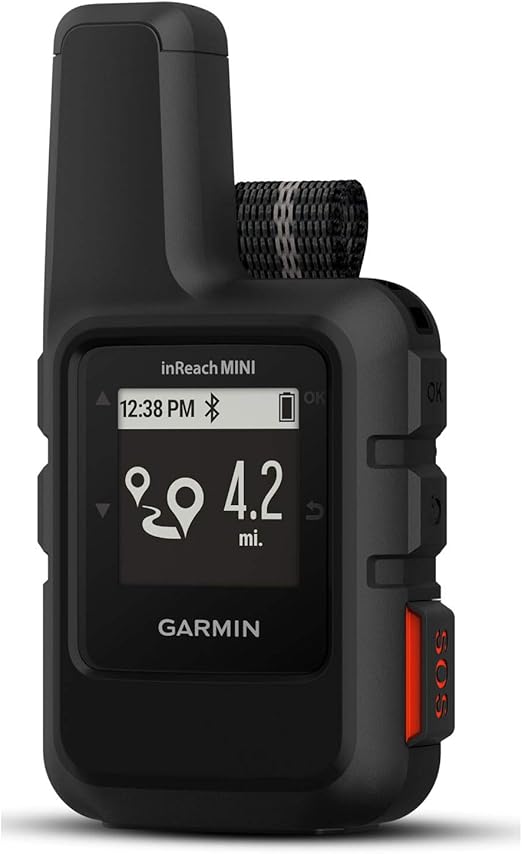 Garmin 010-01879-01 InReach Mini, Lightweight and Compact Satellite Communicator, Black, 1.27 inches