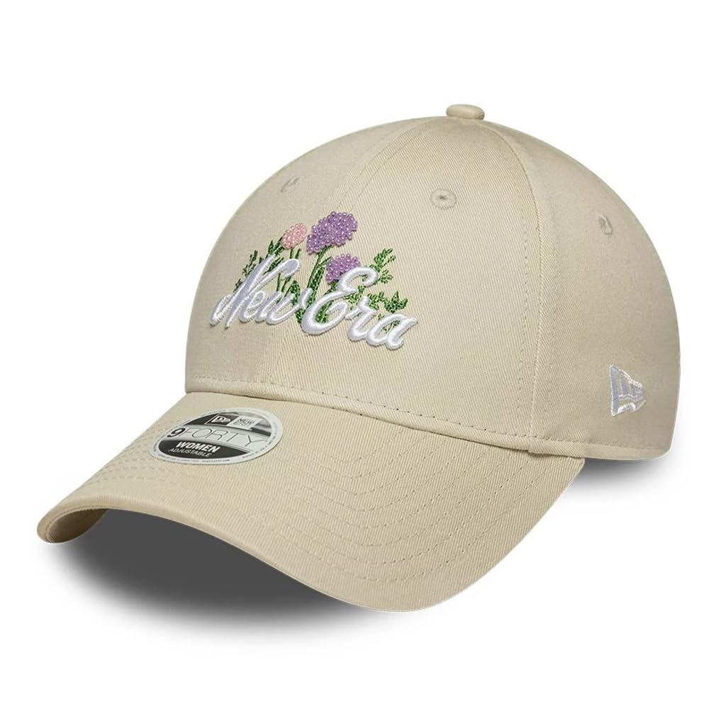 New Era Berretto da donna 9FORTY con perline, beige chiaro