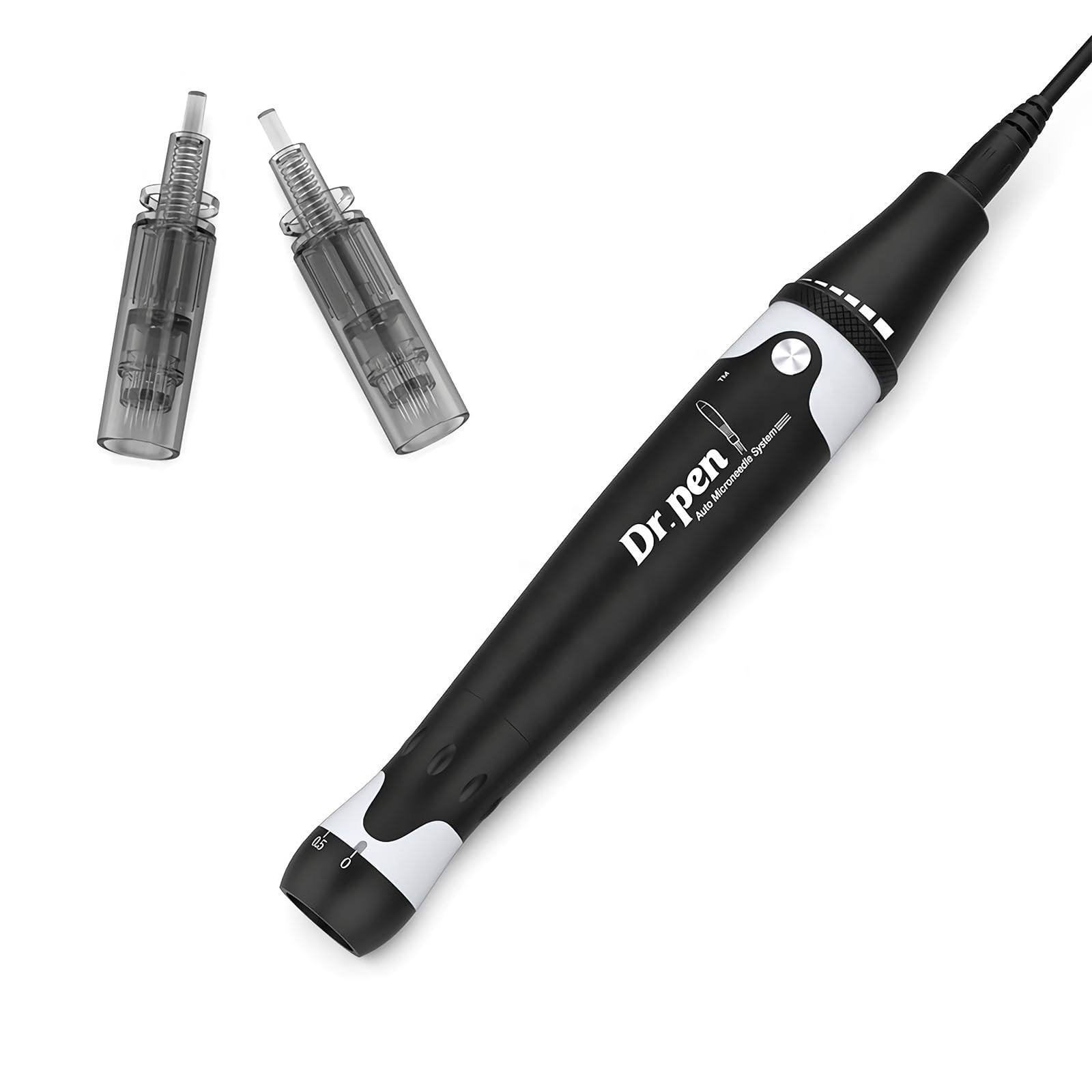 Dr.pen A7, Penna Professionale per Microneedling con Velocità Variabile Infinita, Set di Macchine per Microneedle con 2 Pz Fini 12Pin, Strumento per la Cura della Pelle per Antirughe Acne Smagliature
