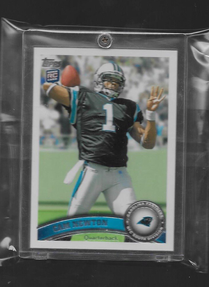 Cam Newton 2011 Topps Football Card # 200 RC / (stands in background) - Carolina Panthers (RC