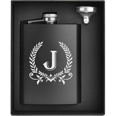 ELEGANTPARK Men's Custom Flask