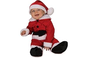Fleece Santa Claus Romper for Delightful Christmas Memories (6-12 Months)