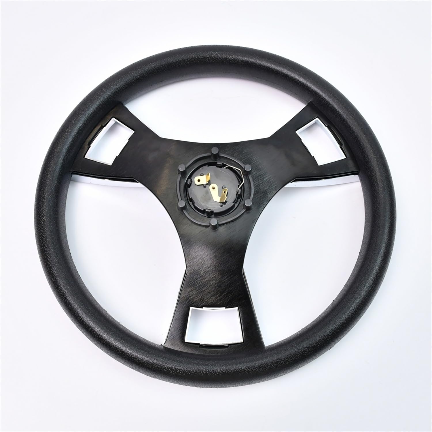 Volante da corsa universale in PU 350 mm con staffa di profondità 50