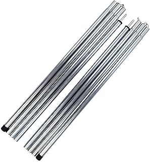 Domary Barras de lona para barracas ao ar livre Varões de suporte para barracas de tenda Estrutura de toldo de ferro