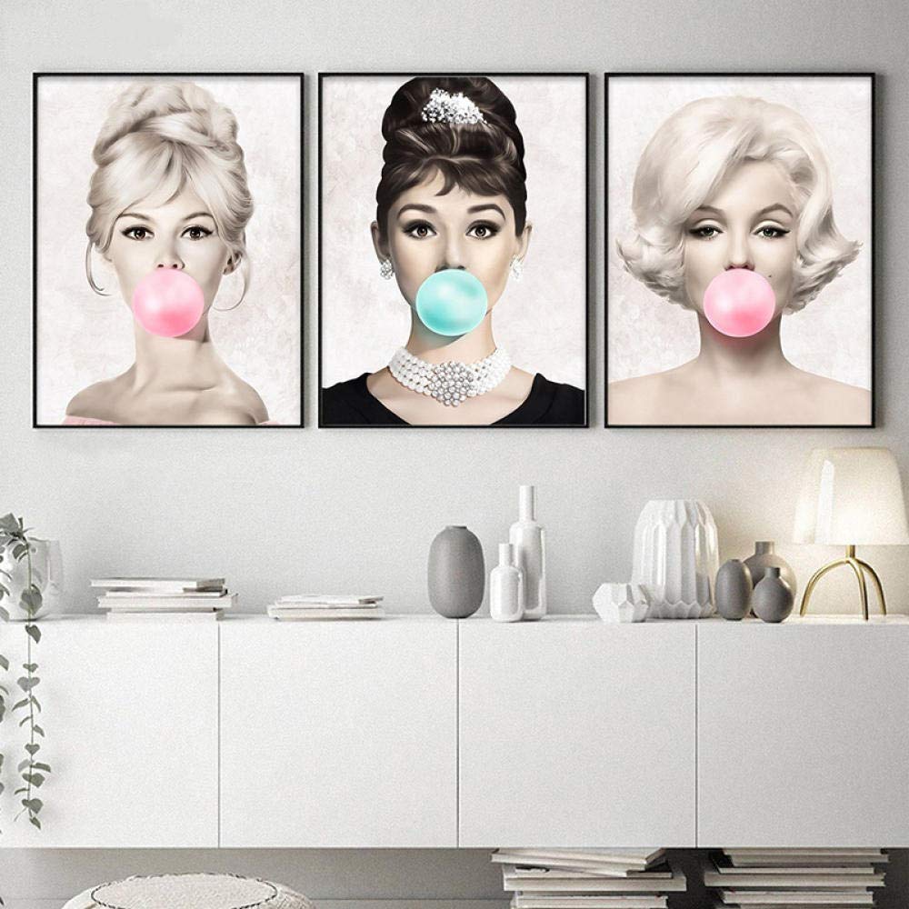 Din A4 Kunstdruck-Set – 3 Motive: Marilyn Monroe, Produktbild-Vorschau 11
