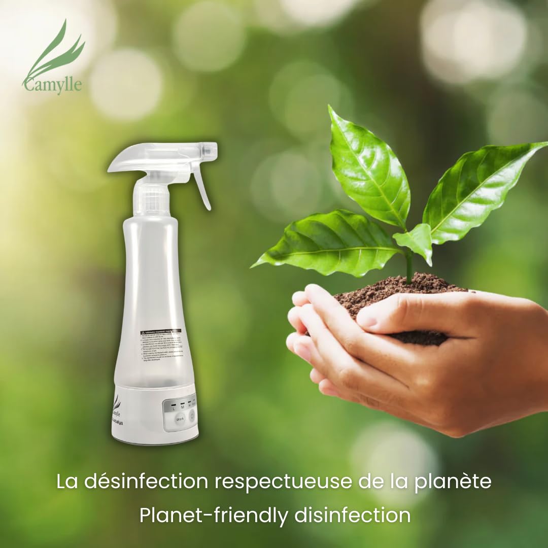 Camylle - Generador AQUASALYS - Haga su propio desinfectante 100% biodegradable - - 270ml