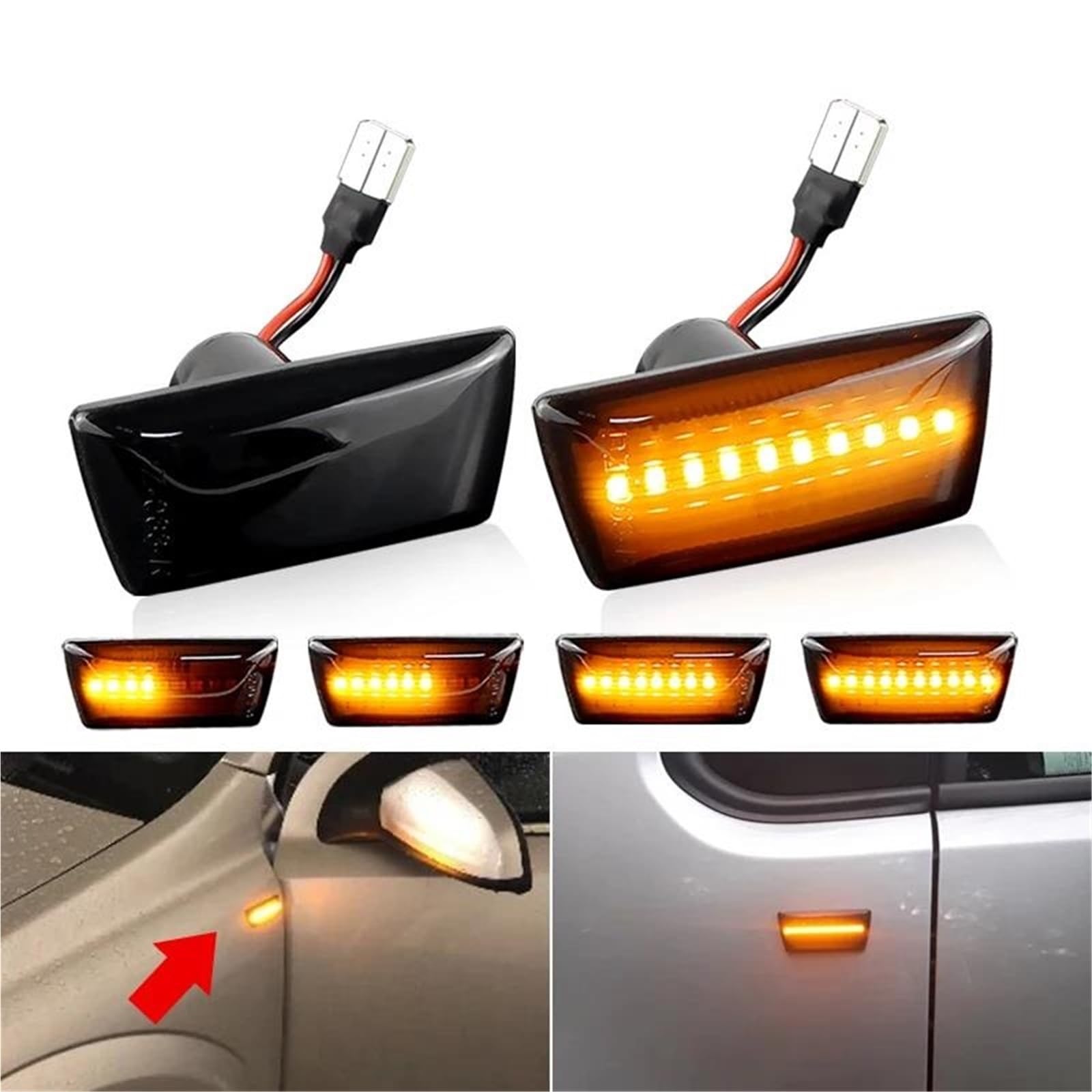 Para Cruze 2009-2014 Lámpara De Luces De Posición Laterales De Coche