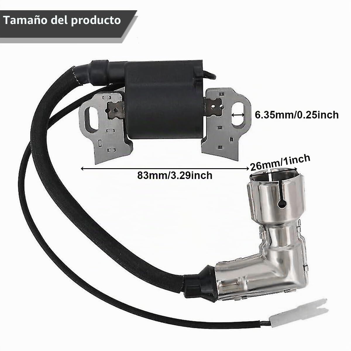 ZAMDOE 951-12220 751-12220 Bobina de encendido para MTD para Troy Bilt | 951-12220 751-12220 Bobina para Huskee LT4200 (motor de 420 cc) y para Craftsman R1000 Rider LT1500