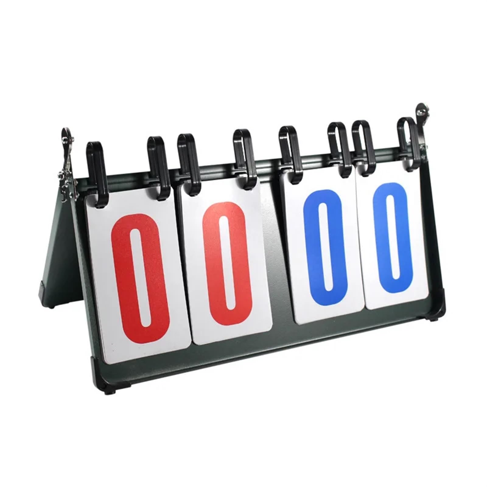 Tabellone segnapunti portatile da tavolo a quattro cifre di vibrazione del tabellone segnapunti di pallacanestro multi sport punteggio Flip Scoreboard Keeper