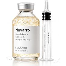 Navarro Peptide Deep Collagen Lifting Ampoule, Advanced Collagen Peptide Lifting Ampoule, Hydrating Anti-Wrinkle Skincare Facial Serum for Smooth-Looking Skin, Glowing Skin