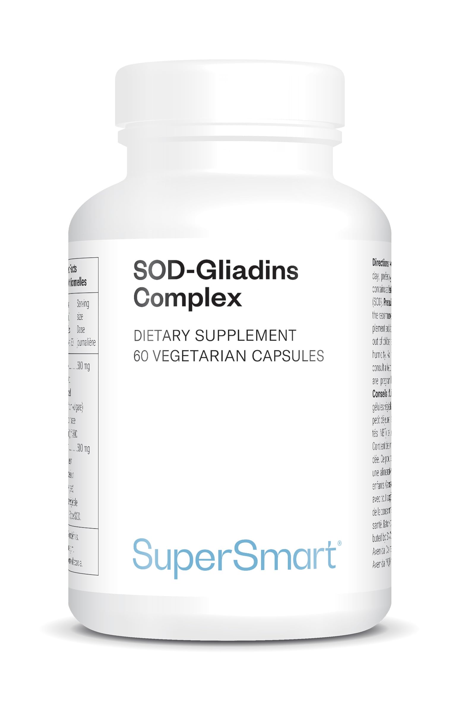SOD-Gliadins Complex - Origine Végétale - Super Absorbable - SuperSmart