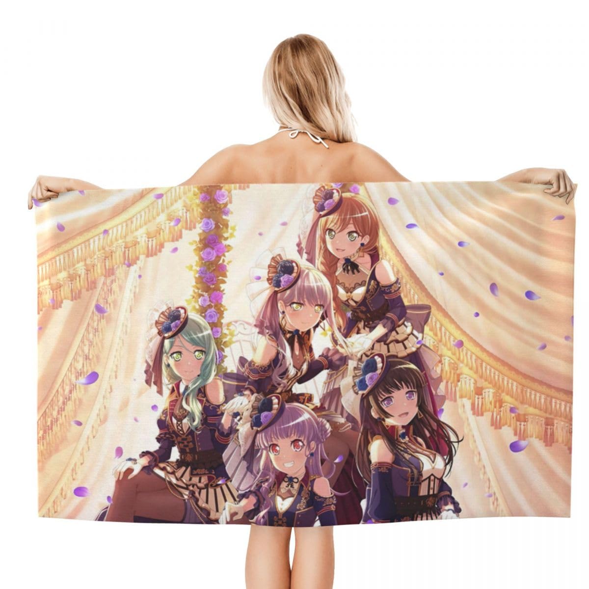 Amazon｜バスタオルバンドリ! Bang Dream! (4) 大判 ビーチタオル