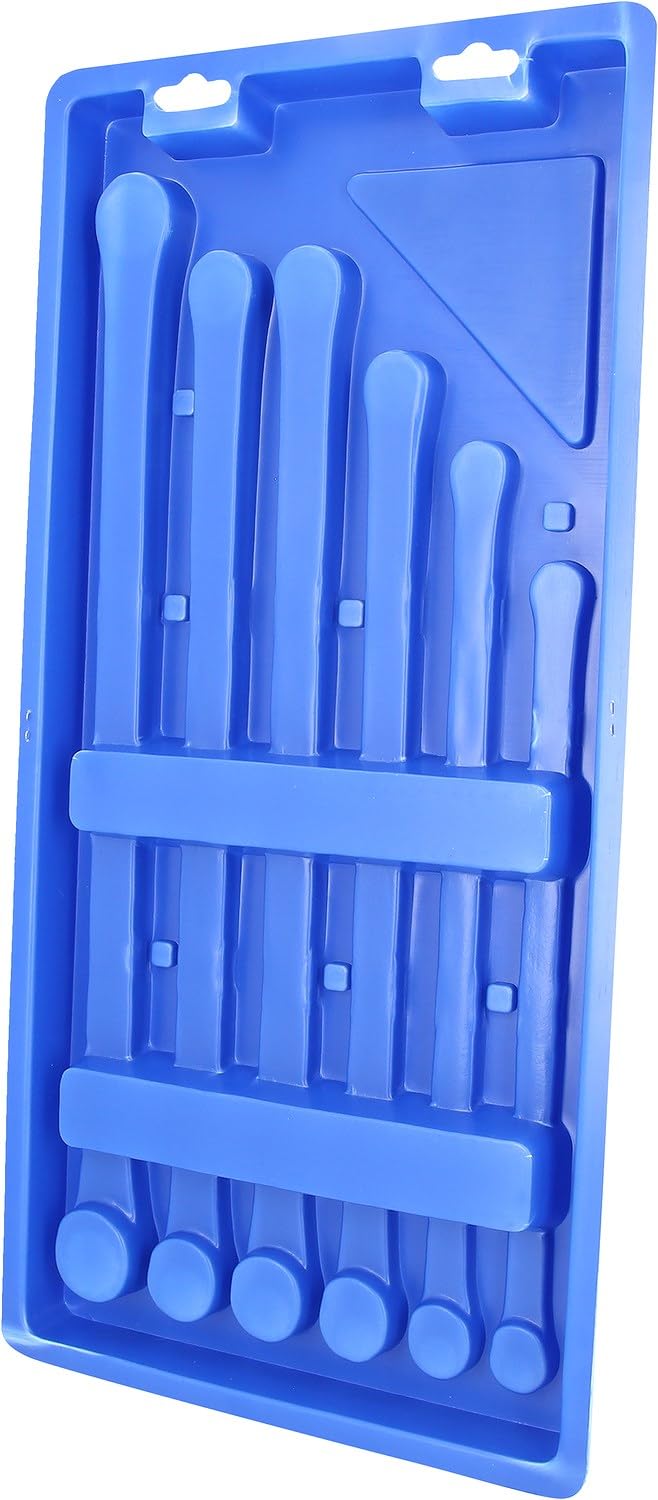 KS Tools 518.0800 CHROMEplus Zestaw podwójnych kluczy oczk,ekstra dlugich, 6-szt, 10x11-22x24mm