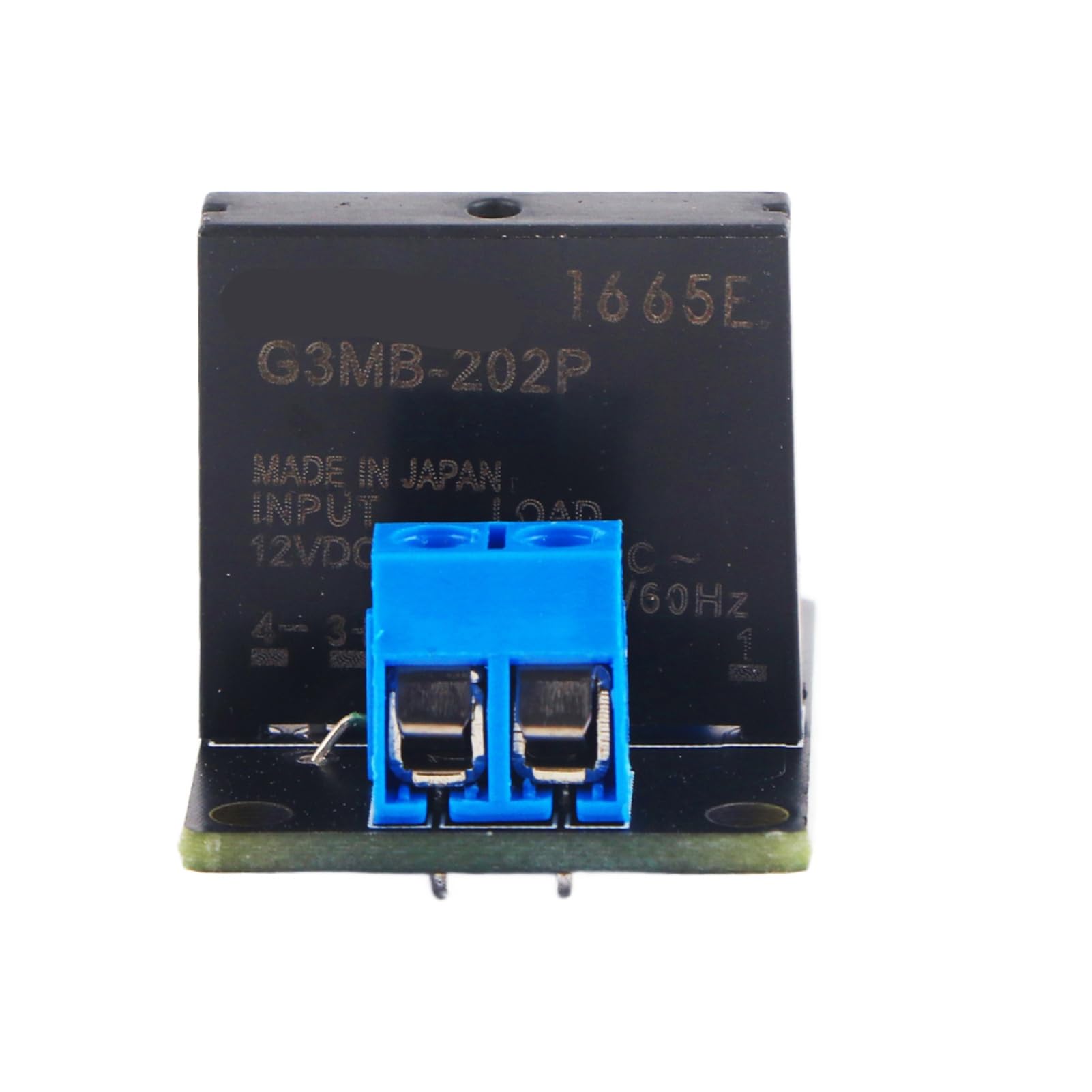 Keenso 1-Channel High Level Trigger Solid State Relay Board 250V AC 2A Output with 5V/12V(12V) Module