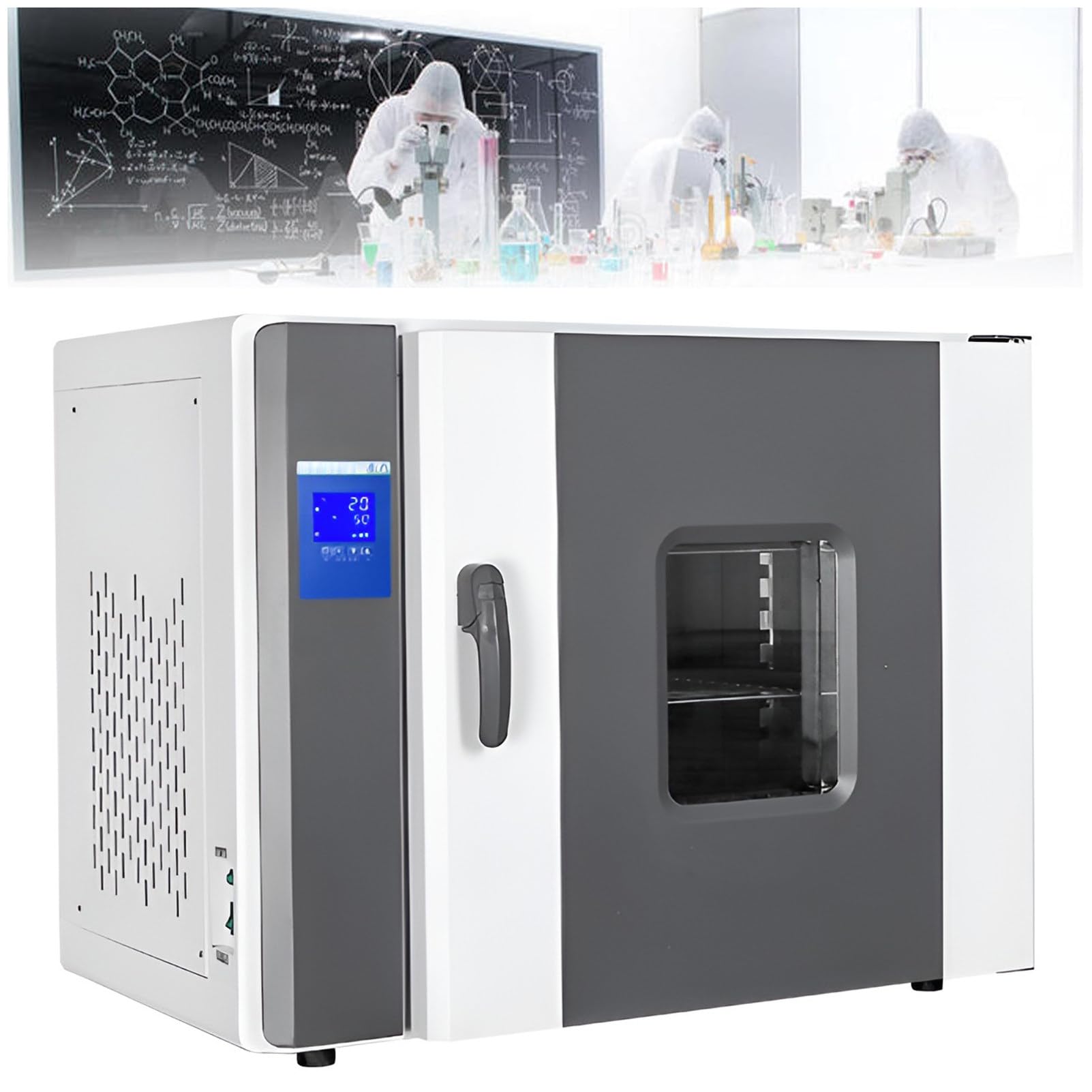 Horno de secado de laboratorio, horno de secado de convección forzada de laboratorio, horno de secado rápido de temperatura constante con calefacción eléctrica,Stainlesssteelinnerliner-42L