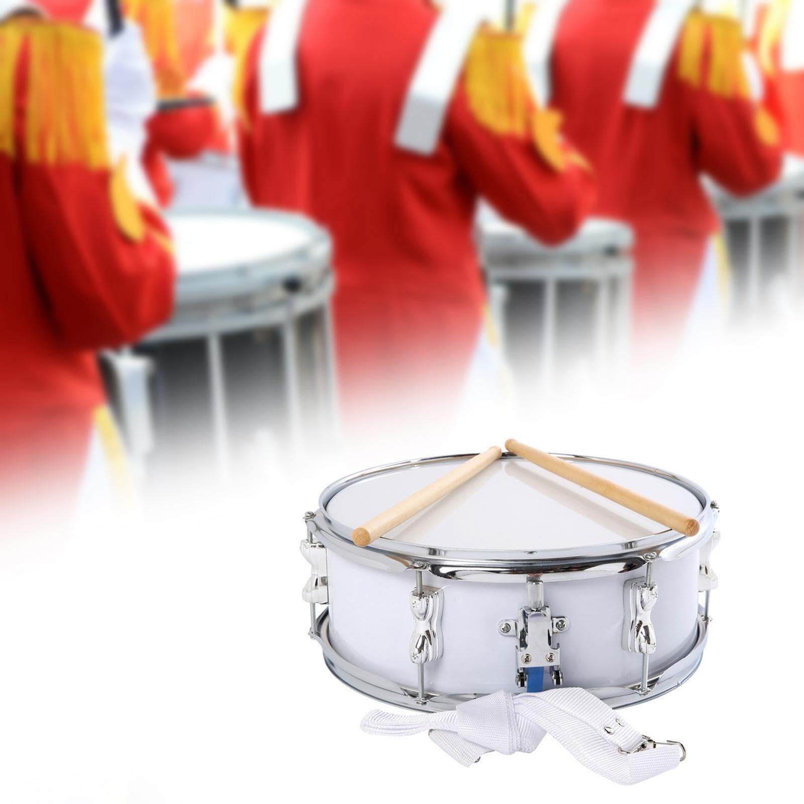 QUXVUIS Rullante da 13 pollici, strumento a percussione con tono, batteria musicale, set per giovani musicisti, accessori, giocattoli musicali