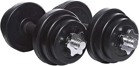 دمبل اللياقة البدنية بتصميم مطاطي من الوسط 10 كيلو غرام من تي ايه سبورتس- TD1210