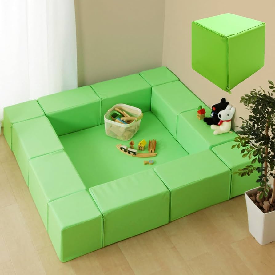 【4個】キッズコーナー キッズブロック ソフトブロック 軽量 萩原 Amazon.co.jp: 萩原 キッズコーナー キッズブロック 『正方形